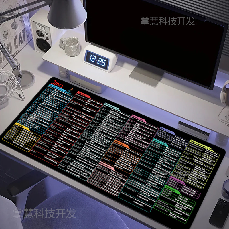 Desk Setup Rug - สเปน Java Programing Mouse Pad ขนาดใหญ่