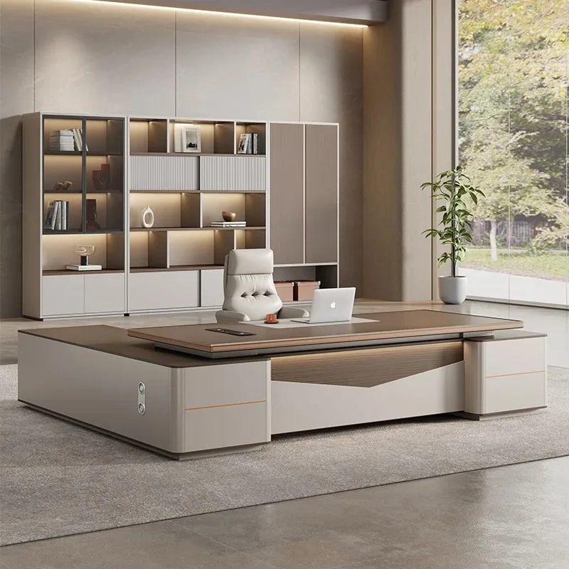 Desk Setup Vintage - เฟอร์นิเจอร์วินเทจ โต๊ะทำงาน โต๊ะเครื่องแป้ง สไตล์โมเดิร์นยุโรป สำหรับตกแต่งบ้าน สำนักงาน