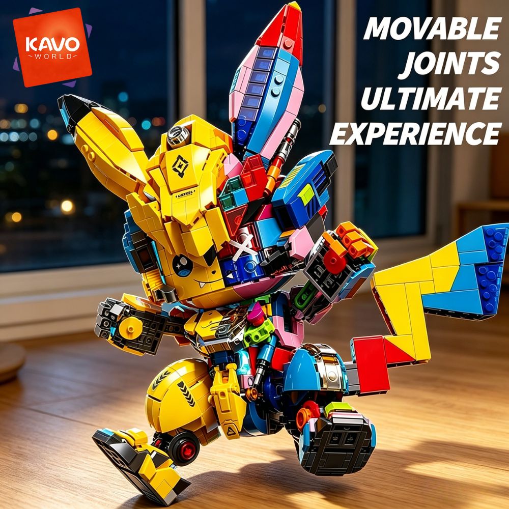 Desk Setup Enthusiast - KAVOWORLD 1505 ชิ้น ชุดตัวต่อแบบกลไก รูปทรงเมคคา รุ่น