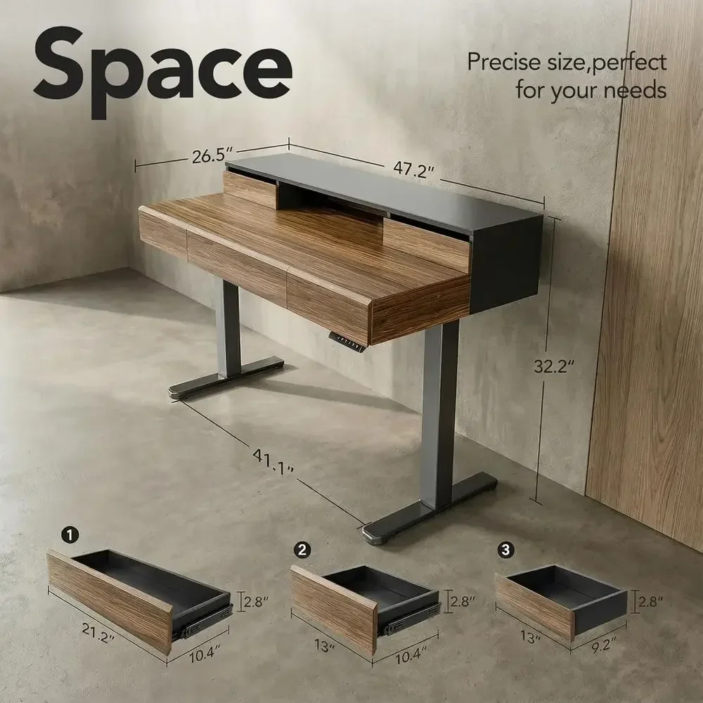 โต๊ะทำงานไฟฟ้าปรับระดับได้ทำจา - Monitor Riser Wood บทวิจารณ์และราคา