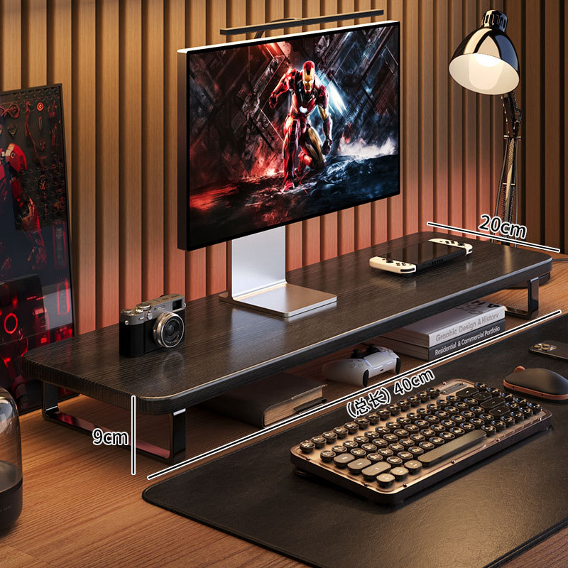 ขาตั้งจอคอมพิวเตอร์สำหรับเล่นเ - Monitor Riser Wood บทวิจารณ์และราคา