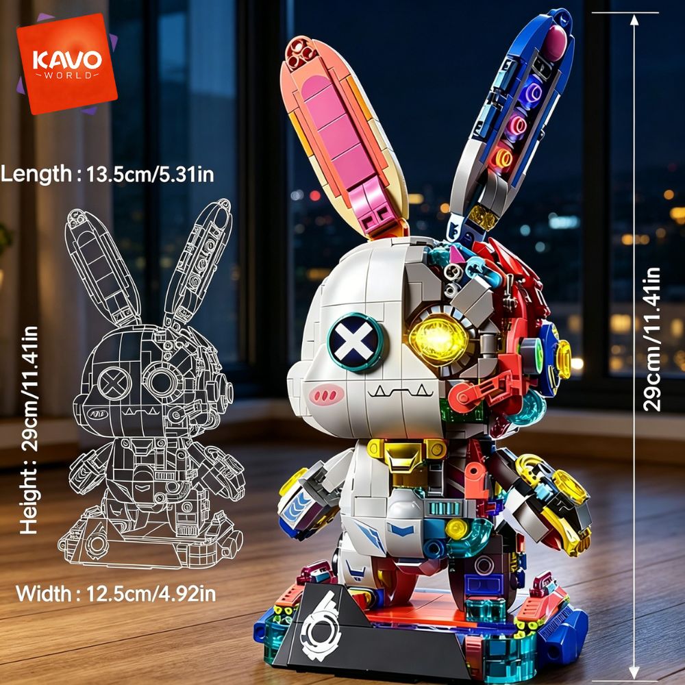 KAVOWORLD ชุดตัวต่อหุ่นยนต์กระ - Desk Setup Enthusiast บทวิจารณ์และราคา