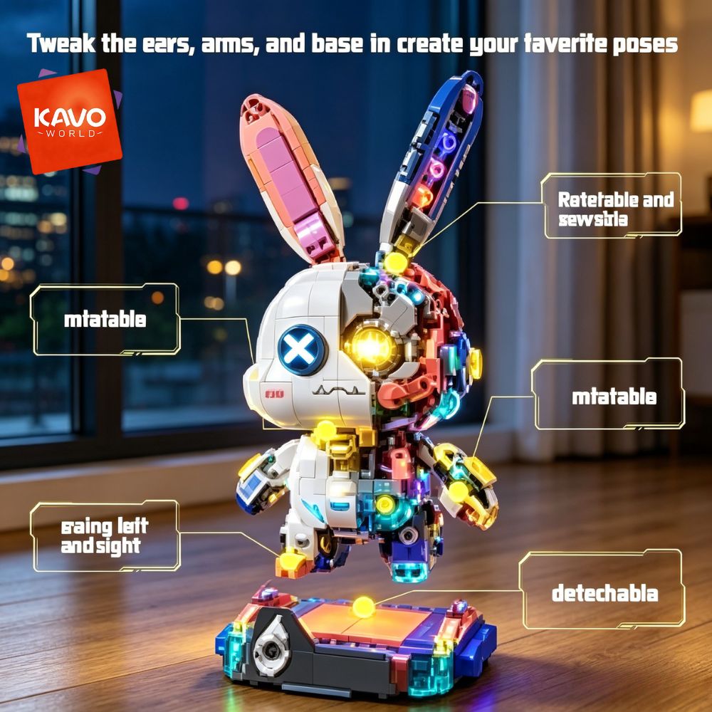 KAVOWORLD ชุดตัวต่อหุ่นยนต์กระ - Desk Setup Enthusiast บทวิจารณ์และราคา