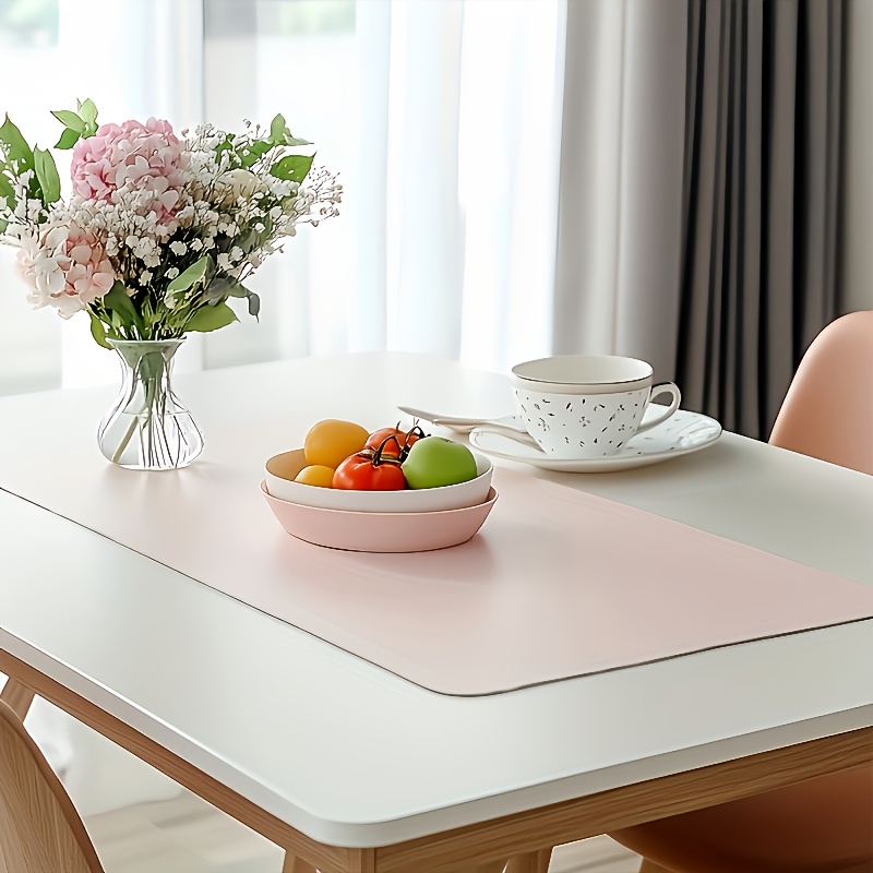 แผ่นรองเมาส์หนังเทียมขนาดใหญ่  - Desk Setup Rug บทวิจารณ์และราคา
