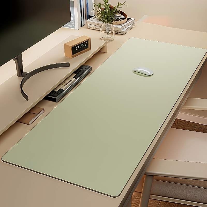 แผ่นรองเมาส์หนังเทียมขนาดใหญ่  - Desk Setup Rug บทวิจารณ์และราคา