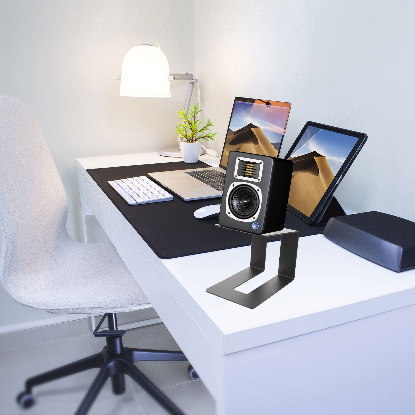 ขาตั้งลำโพงตั้งโต๊ะ ขนาดสากล โ - Monitor Riser Wood บทวิจารณ์และราคา