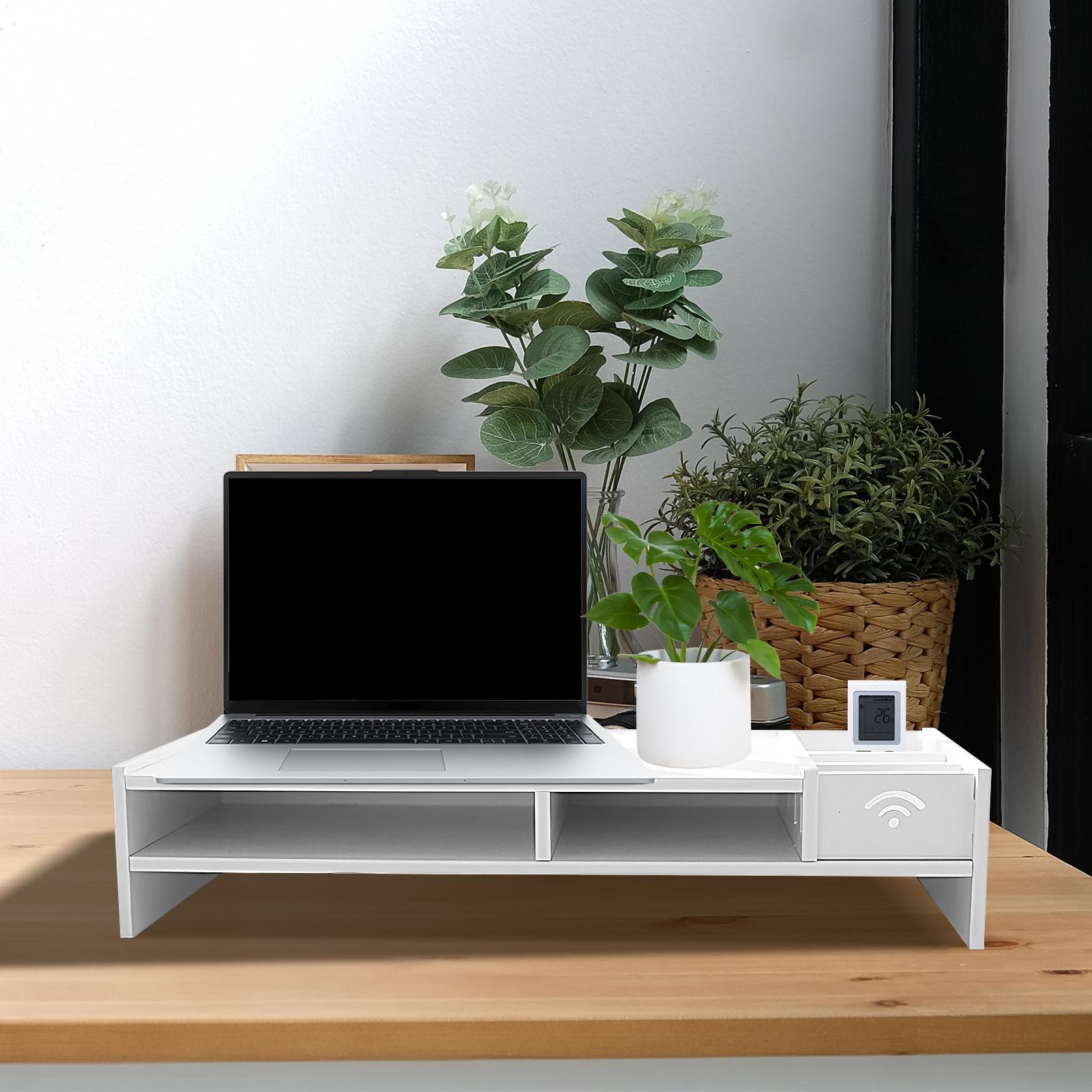 ชั้นวางจอคอมพิวเตอร์ 3 ชั้น สำ - Monitor Riser Wood บทวิจารณ์และราคา