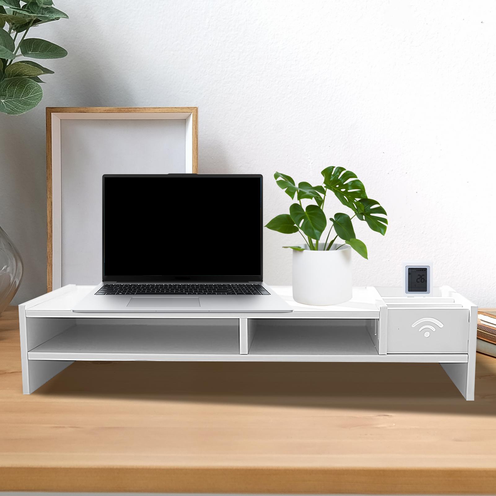 ชั้นวางจอคอมพิวเตอร์ 3 ชั้น สำ - Monitor Riser Wood บทวิจารณ์และราคา