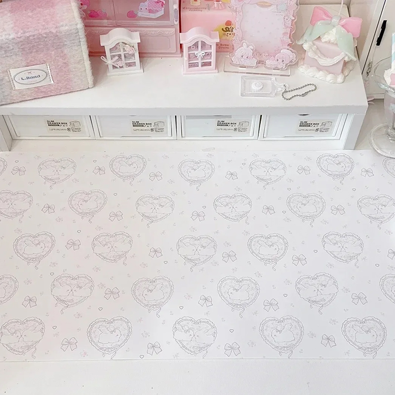 แผ่นรองเมาส์หนัง PU ลายกระต่าย - Desk Pad Leather Large บทวิจารณ์และราคา