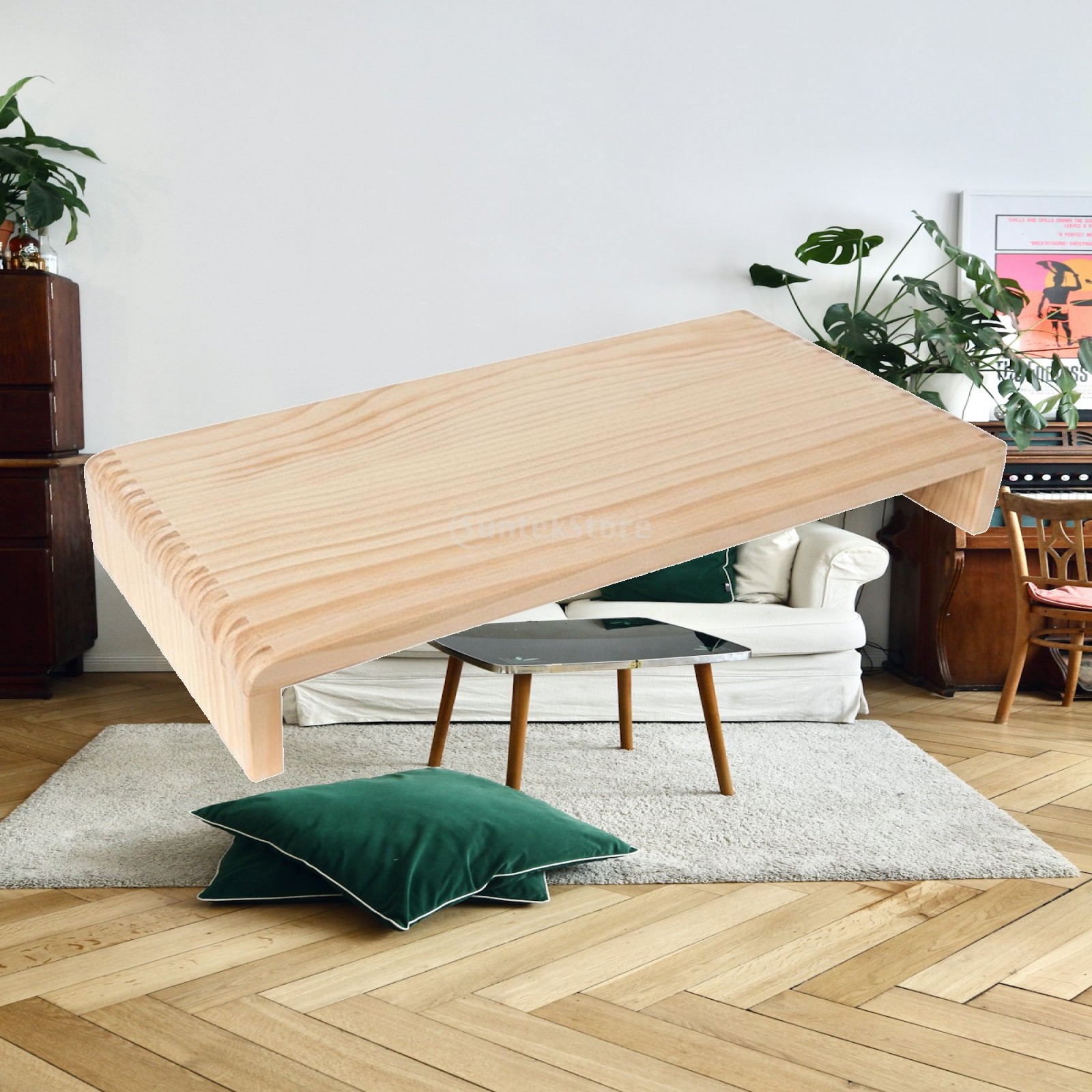 ขาตั้งจอภาพพร้อมที่เก็บของ ขาต - Monitor Riser Wood บทวิจารณ์และราคา