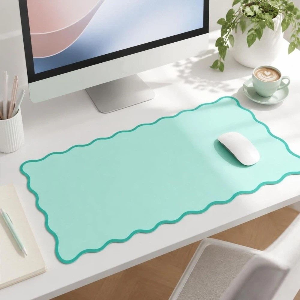 แผ่นรองโต๊ะหนัง PU แบบนุ่ม ไม่ - Desk Pad Leather Large บทวิจารณ์และราคา