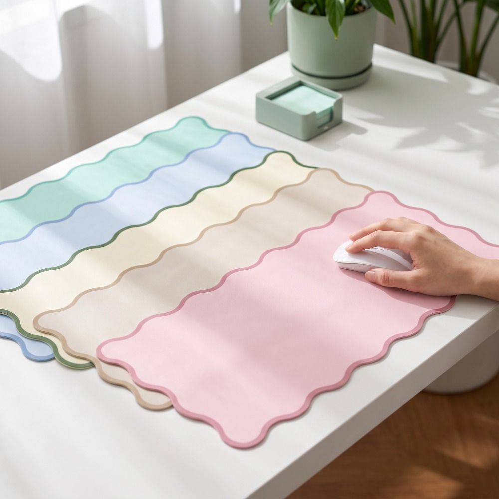 แผ่นรองโต๊ะหนัง PU แบบนุ่ม ไม่ - Desk Pad Leather Large บทวิจารณ์และราคา