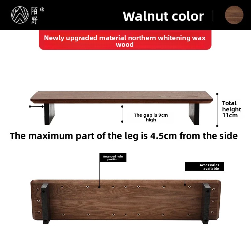 แท่นวางจอคอมพิวเตอร์ไม้จริง ชั - Monitor Riser Wood บทวิจารณ์และราคา