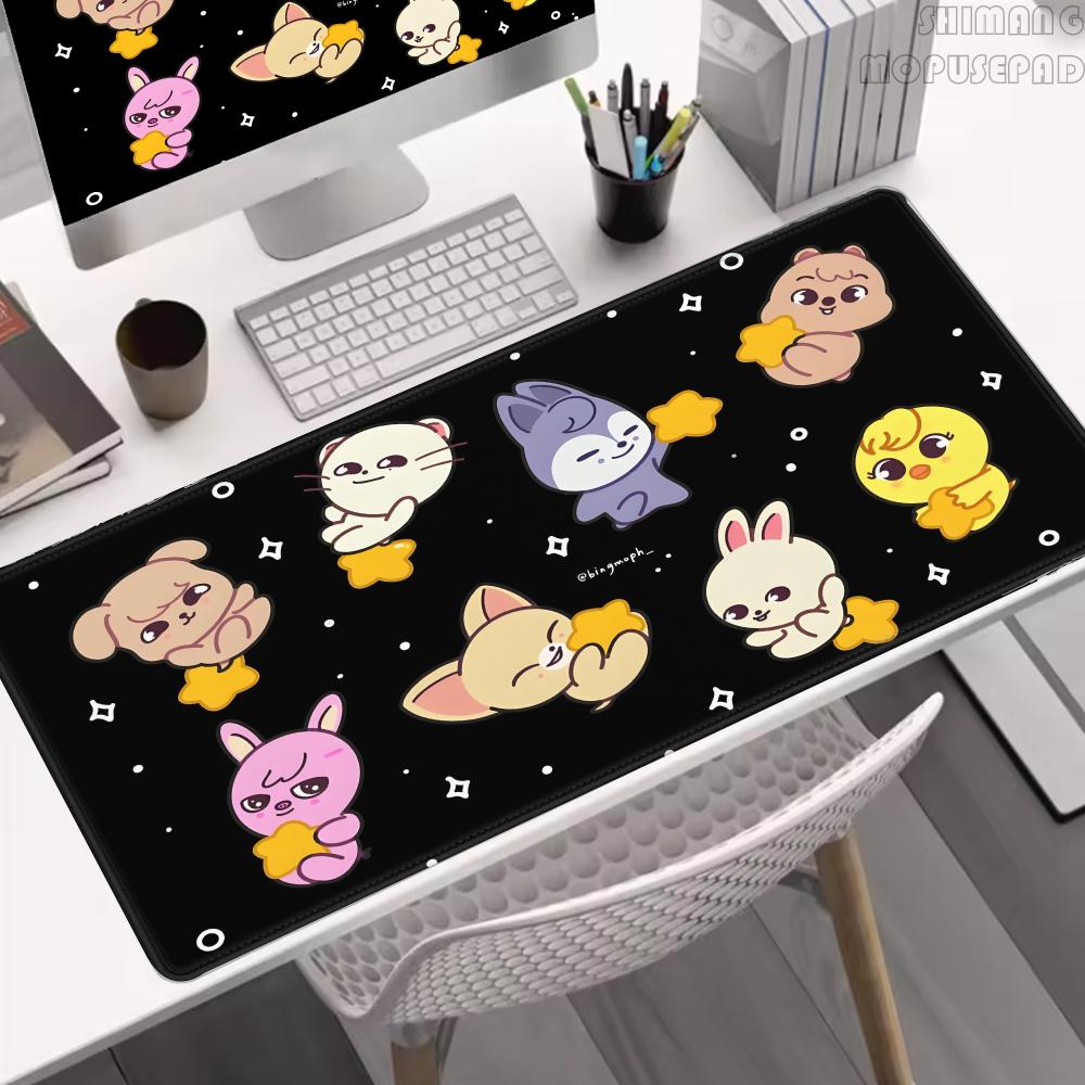แผ่นรองเมาส์สำหรับเล่นเกมขนาดใ - Desk Setup Kpop บทวิจารณ์และราคา