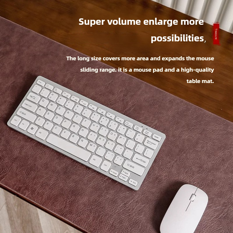 Retro Mousepad แผ่นรองเมาส์กัน - Desk Pad Leather Large บทวิจารณ์และราคา