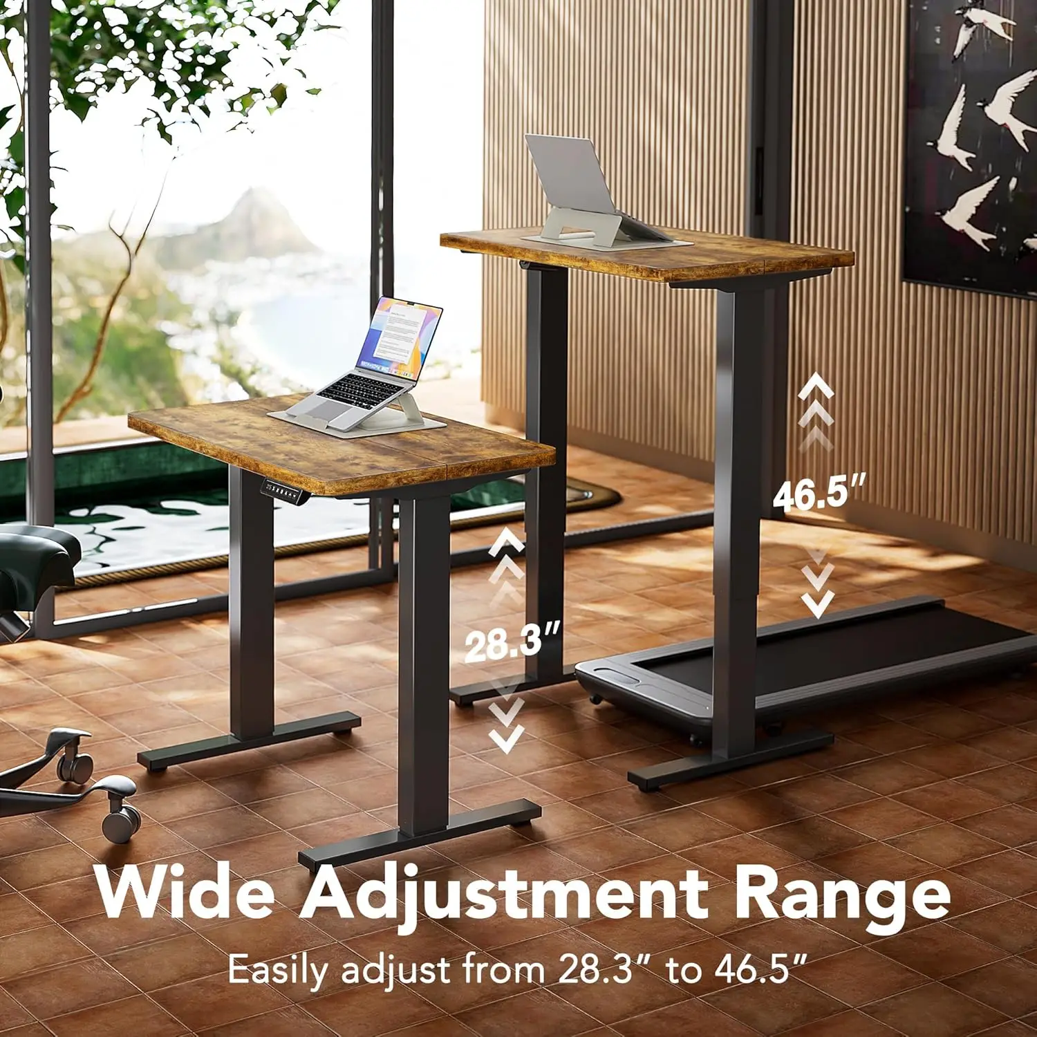 HUANUO โต๊ะทำงานไฟฟ้าขนาดเล็ก  - Desk Setup Small บทวิจารณ์และราคา