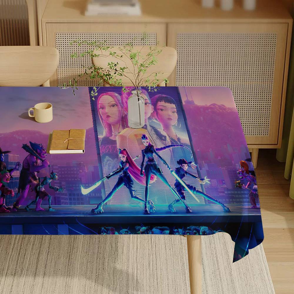 ผ้าปูโต๊ะกันน้ำและกันน้ำมันลาย - Desk Setup Kpop บทวิจารณ์และราคา