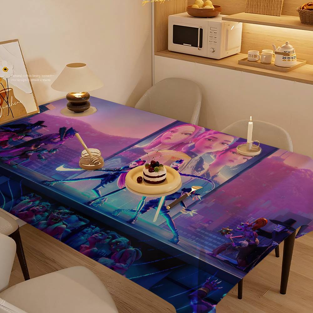 ผ้าปูโต๊ะกันน้ำและกันน้ำมันลาย - Desk Setup Kpop บทวิจารณ์และราคา
