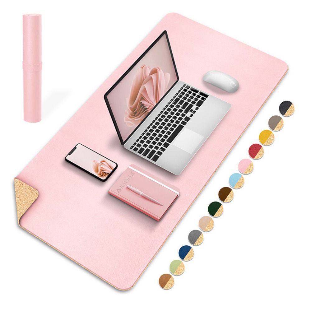 แผ่นรองเมาส์ PU สองด้าน ทำความ - Desk Pad Leather Large บทวิจารณ์และราคา